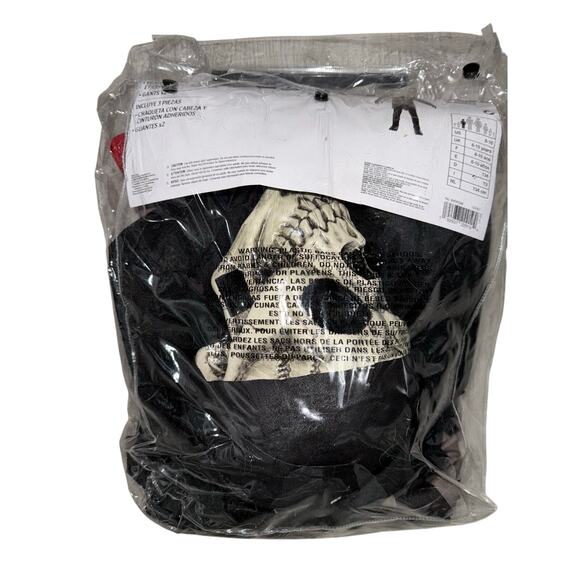 New Amscan Scary Illusion Pirate Halloween Costume kids boys size Large 12-14 - Picture 6 of 6